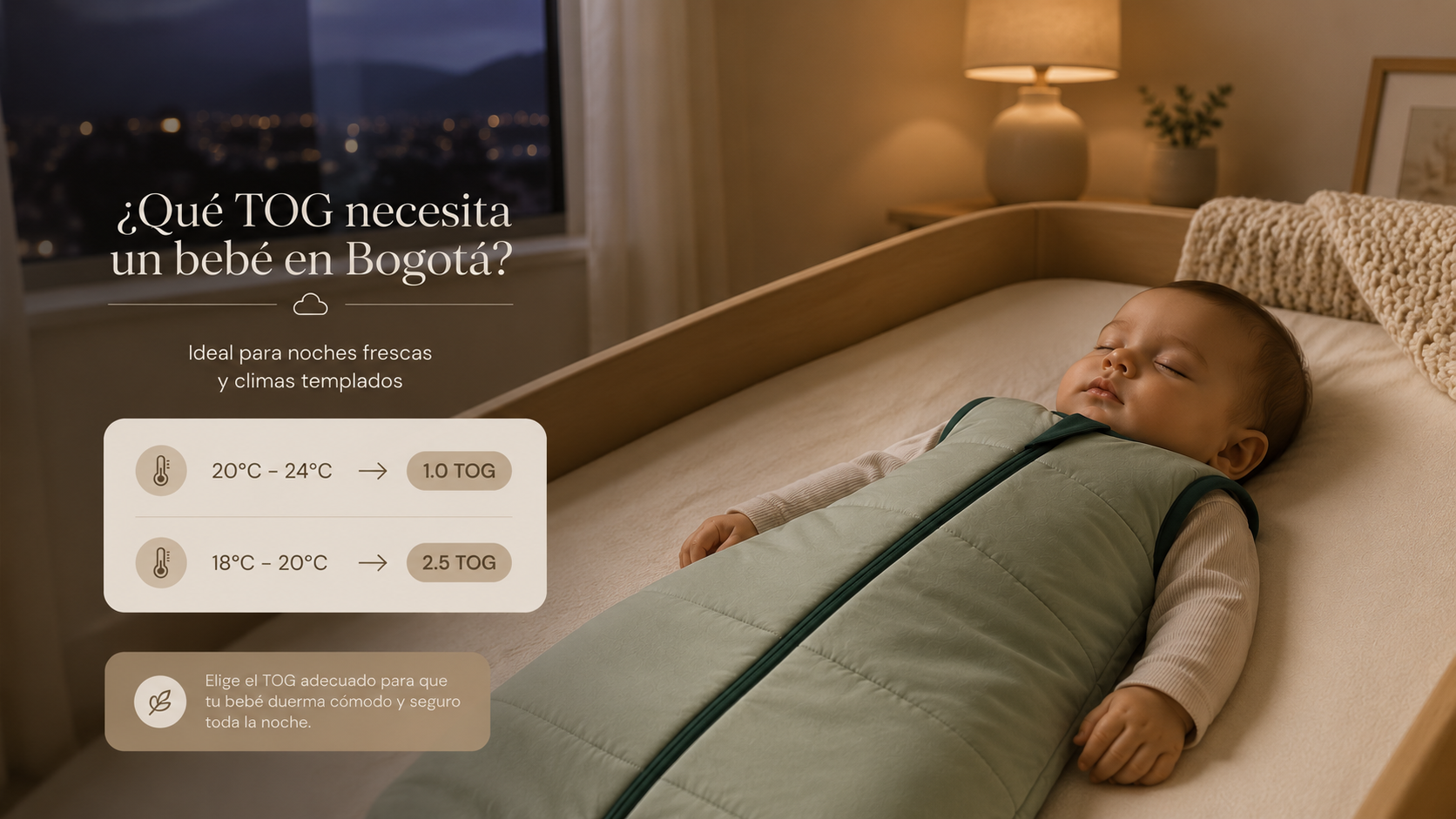Qué TOG necesita un bebé en Bogotá
