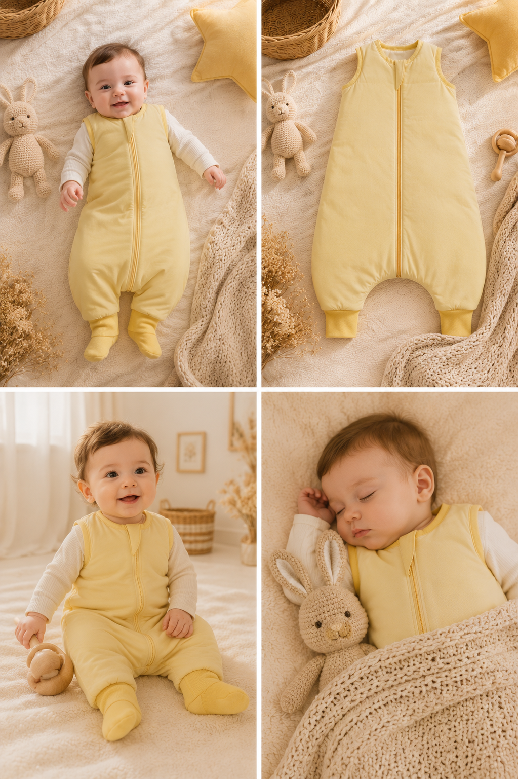Sleeping Bebé Doble Faz - Modelo con Pies