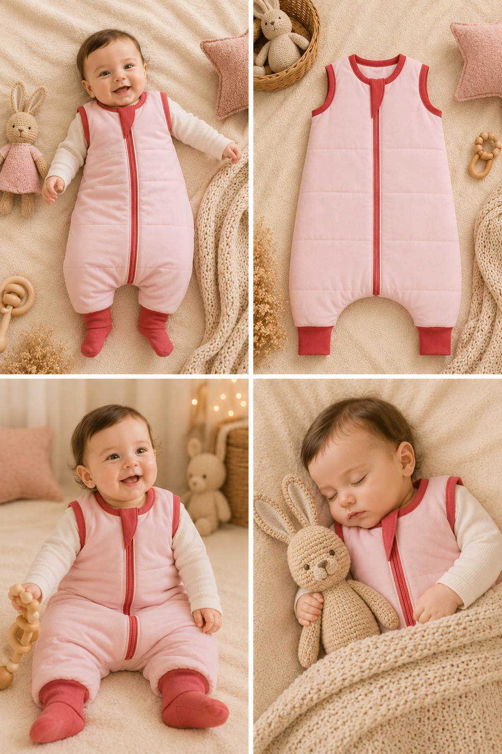 Sleeping Bebé Doble Faz - Modelo con Pies