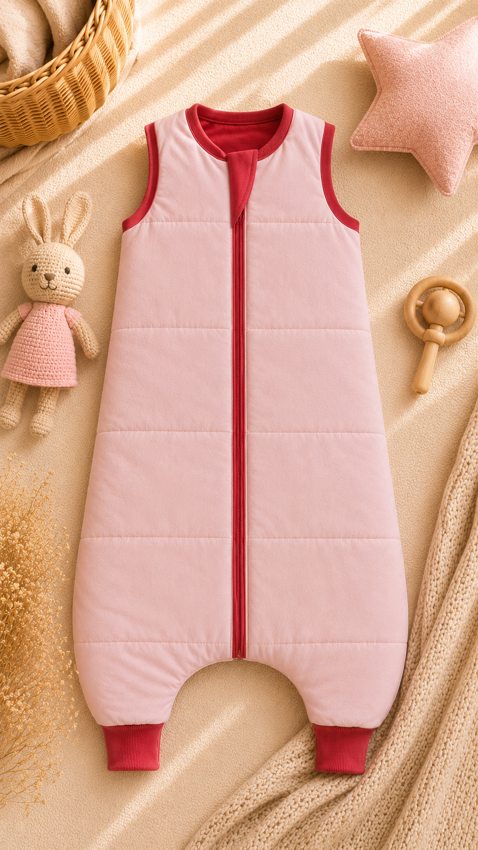 Sleeping Bebé Doble Faz - Modelo con Pies