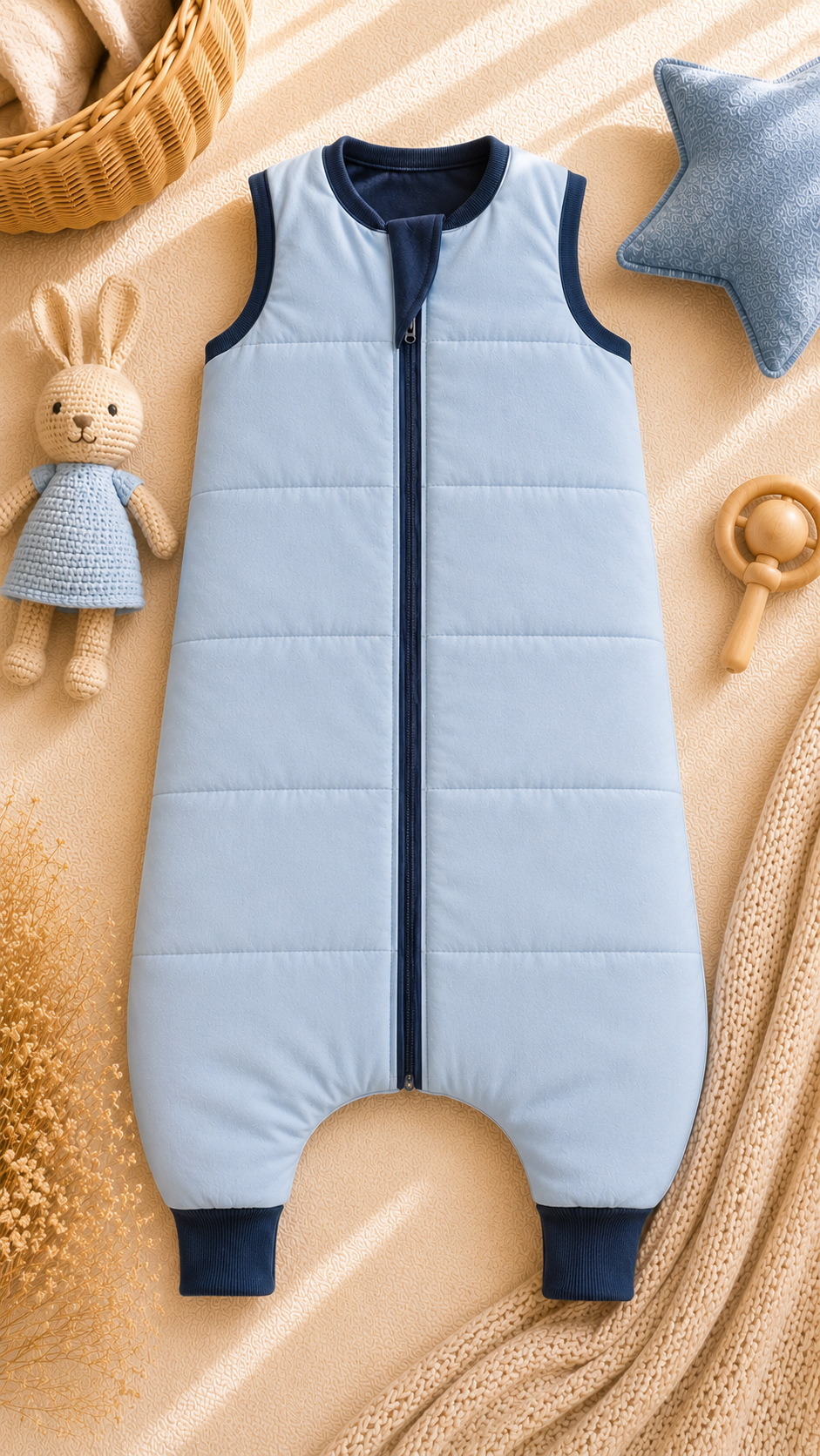 Sleeping Bebé Doble Faz - Modelo con Pies